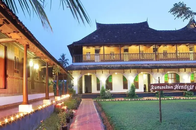 Front heritage view of Kumarakom Heritage Resort – premium heritage stay in Kumarakom